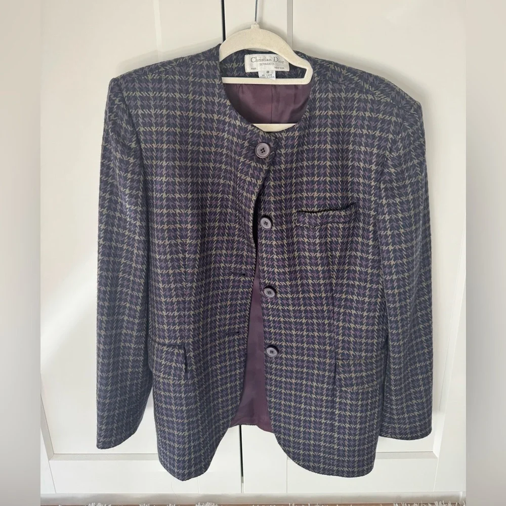 Dior Purple Patterned Jacket
